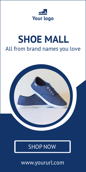 Szablon reklamy banerowej — Shoe Mall — Wszystko od marek, które kochasz
